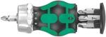 WERA Magazin-Schraubendreherhalter mit 1/4 Zoll Bits mit Ratsche und Magnet, Typ: 3