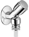 Schell Ger&auml;teschr&auml;gsitzventil COMFORT G 1/2 AG, m RV u. RB, verchromt