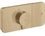 hansgrohe Fertigmontageset Axor One UP-Thermostat., 1 Verbr., brushed bronze