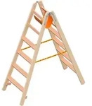 Layher Holzstehleiter 2x6 Stufen