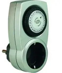 REV Zeitschaltuhr mechanisch silber