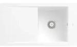 V&B b&uuml;ndige Sp&uuml;le Timeline 50 Flat m Abl.garn, Handbet&auml;tigung, stone white