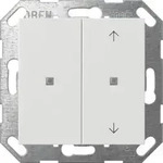 Gira KNX Taster Wippe 2f rws unbedruckt/Pfeile 517503