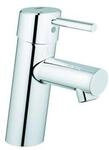 Grohe Waschtisch-Einhebelmischer Concetto 1/2", S, m P-op Abl, Temp.beg, gl K&ouml;r, c