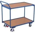 VARIOfit Tischwagen mit 2 Ladefl&auml;chen 985 x 595 mm Schiebegriff nach oben gerichtet
