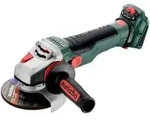Metabo Akku-Winkelschleifer WVB 18 LTX BL 15-125 Quick mit Bremse, Drehzahlregelung,