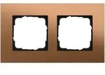 Gira Abdeckrahmen 2-fach E2 Esprit Bronze 021238
