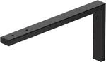 Duravit Konsolentr&auml;ger-Winkel 4x42,5cm, pulverbes, Diamantschwarz (UV990200000)