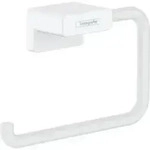 hansgrohe Papierrollenhalter AddStoris o. Deckel, mattwei&szlig;, Wandmontage, Metall