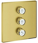 Grohe Fertigset Grohtherm Smartcontrol C sunr geb., eck, 3-fach Unterputzventil