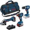 Bosch Combo Kit 3 tool kit 18V Profi Set (GSB,GDXGWS,2x5.0Ah)