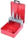 KS Tools HSS Stufenbohrer-Satz, Stahlblechkassette 3-teilig