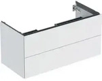 Geberit Waschtischunterschrank One 103,6x50,4x47cm, w/lack. ma, 2 Laden