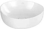 V&B Aufsatzwaschtisch ANTAO 40x39,5cm, asym., o. &Uuml;L, wei&szlig; C-plus