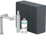 hansgrohe Sp&uuml;ltisch-Einhebelmischer Aqittura M91 SodaSystem 240, 1jet, Starter Set,
