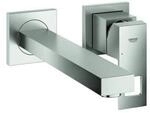 Grohe Fertigmontageset Eurocube sst, 2-Loch-Waschtisch-Wandarmatur, Ausl. 231mm