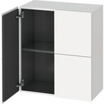 Duravit Halbhochschrank L-Cube 70x36,3x80cm, 2 T&uuml;ren, wei&szlig; matt