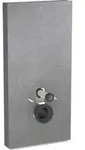 Geberit Wand-WC-Modul Monolith BH 101cm, Fr. Schiefer, S. Alu SW-chrom