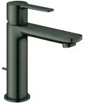 Grohe Waschtisch-Einhebelmischer Lineare 1/2", S, Abl.garn, hd graphite geb&uuml;rstet