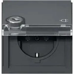 Gira Steckdose KD TX-44 Anthrazit Schloss gleich