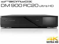 Dreambox DM900 RC20 UHD 4K 1x Dual DVB-S2X MS Tuner 2 TB HDD E2 Linux PVR...