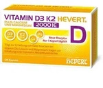 VITAMIN D3 K2 Hevert+Calcium u.Magnes.2000 IE Kps. 120 St