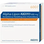 ALPHA LIPON Aristo 600 mg Konz.z.Herst.e.Inf.-Lsg. 5X24 ml