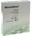 METALLINE Kompressen 8x10 cm steril 10 St