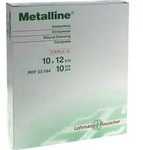 METALLINE Kompressen 10x12 cm steril 10 St