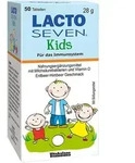 LACTO SEVEN Kids Erdbeer-Himbeer-Geschmack Tabl. 28 g