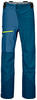 Ortovox 7071800018, Ortovox 3L Ortler Pants Short Men petrol blue (L)