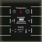 Mdt BE-GBZS.01S, Mdt MDTtechno. Glas Bedienzentrale Smart mit Farbdis...