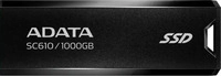 ADATA SC610-1000G-CBK/RD, ADATA SC610 1 TB USB Typ-A 3.2 Gen 2 (3.1 Gen 2) Schwarz