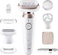 BRAUN BRASE93603D, Braun Silk-&eacute;pil 9 Flex 9-360 3D 40 Pinzette Rose, Wei&szlig;