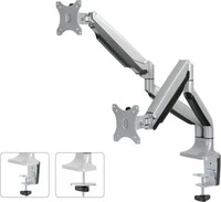 NeoMounts NM-D750DSILVER, Neomounts NM-D750DSILVER Monitorarm 10-32" - Gasfeder