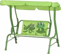 SIENA GARDEN 672608, Siena Garden Froggy Kinderschaukel Gestell Stahl gr&uuml;n,...