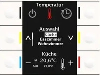 Mdt BE-BZS86.01, Mdt MDTtechno. Bedienzentrale Smart 86 Farbdisplay r BE-BZS86.01