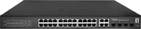 LevelOne GES-2128P, LevelOne Hilbert 28-Port Gigabit PoE Smart Lite Switch, 24 PoE