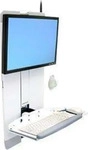 Ergotron 60-609-216, ERGOTRON StyleView Vertical Lift weiss herausziehbare Tastatur