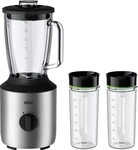 BRAUN 0X22311056, Braun SIJB 3272 SI 1,5 l Tischplatten-Mixer 800 W Edelstahl