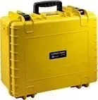 B&W 6000/Y/RPD, B&W Outdoor Case Type 6000 gelb mit Facheinteilung