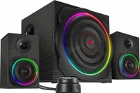SPEEDLINK SL-830100-BK, Speedlink GRAVITY CARBON RGB 2.1 Subwoofer System, black