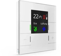 Mdt SCN-RTRGW.02, Mdt MDTtechno. Glas Raumtemperaturregler Smart, ws SCN-RTRGW.02