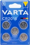 Varta VCR2016, Varta CR2016 5er Blister 3V Batterie Lithium Knopfzelle 6016 VCR2016