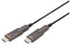 DIGITUS Glasfaserkabel HDMI AOC 20m HDMI->HDMI 4K abnehmbare Stecker