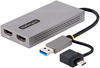StarTech.com USB TO DUAL HDMI ADAPTER - Kabel Digital/Daten...