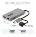 StarTech.com USB TO DUAL HDMI ADAPTER - Kabel Digital/Daten...