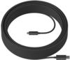 Logitech USB-Kabel USB Typ A M bis USB-C M 3.1 25 m Plenum Active Optical Cable AOC