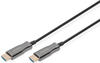 DIGITUS HDMI® AOC Hybrid Glasfaserkabel UHD 4K 15 m bis HDMI M m...