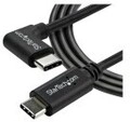 StarTech.com Right-Angle USB-C Cable M/M 1 m 3 ft. USB 2.0 USB-Kabel M gerade bis M